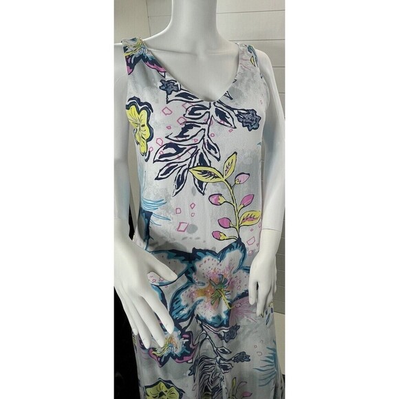 Fresh Produce Cabana Bright Calypso Dress Sz Med Sleeveless Modal Beachy - Picture 1 of 12